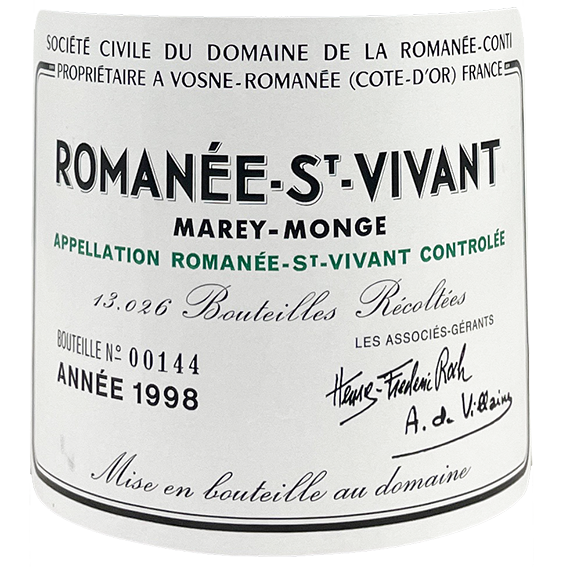 1998 Domain de la Romanee Conti Romanee St Vivant